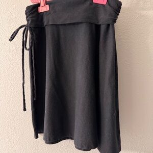 Patagonia Black Skirt with Tie Waist